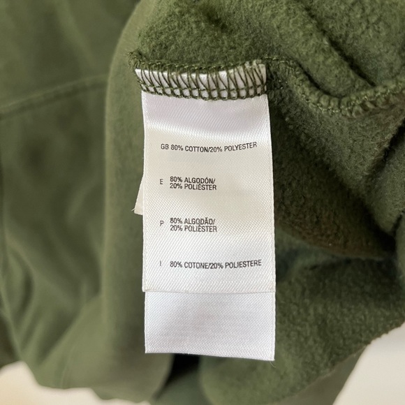 The North Face Men’s Olive Green Graphic Hooded Sweatshirt Size XL - Picture 9 of 10